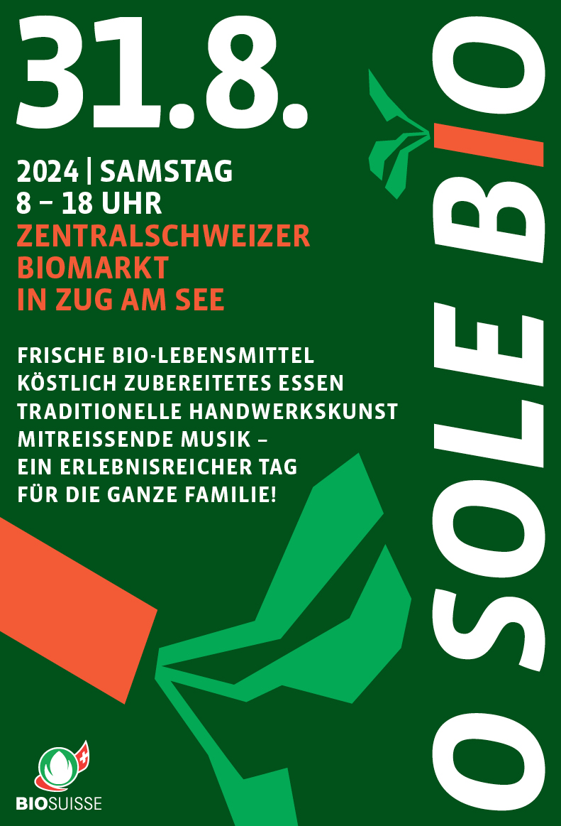 Zentralschweizer Biomarkt, am See, 08.00 bis 18.00 Uhr