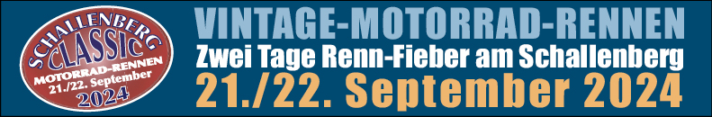 Vintage-Motorrad-Rennen, Schallenberg Classic, ab 08.00 Uhr, www.schallenbergclassic.ch